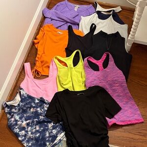 Colorful Activewear Tops Collection